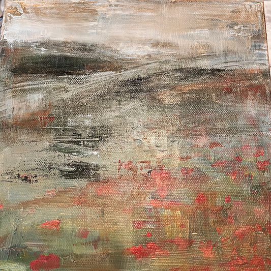 "Poppy Fields" 8x8